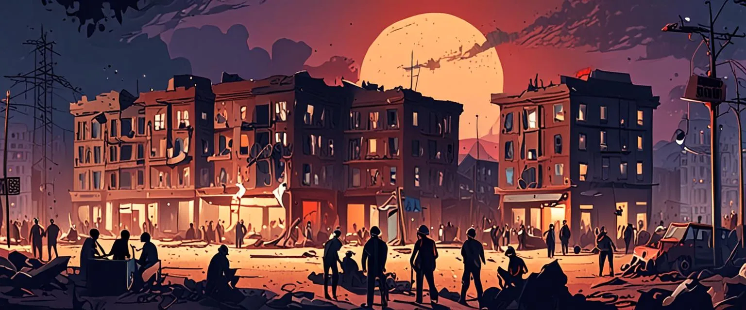 La portada del día: una escena pintada a partir de las piezas de hoy