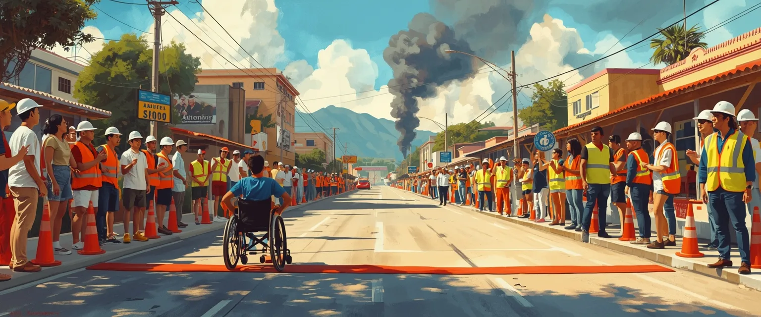 La portada del día: una escena pintada a partir de las piezas de hoy
