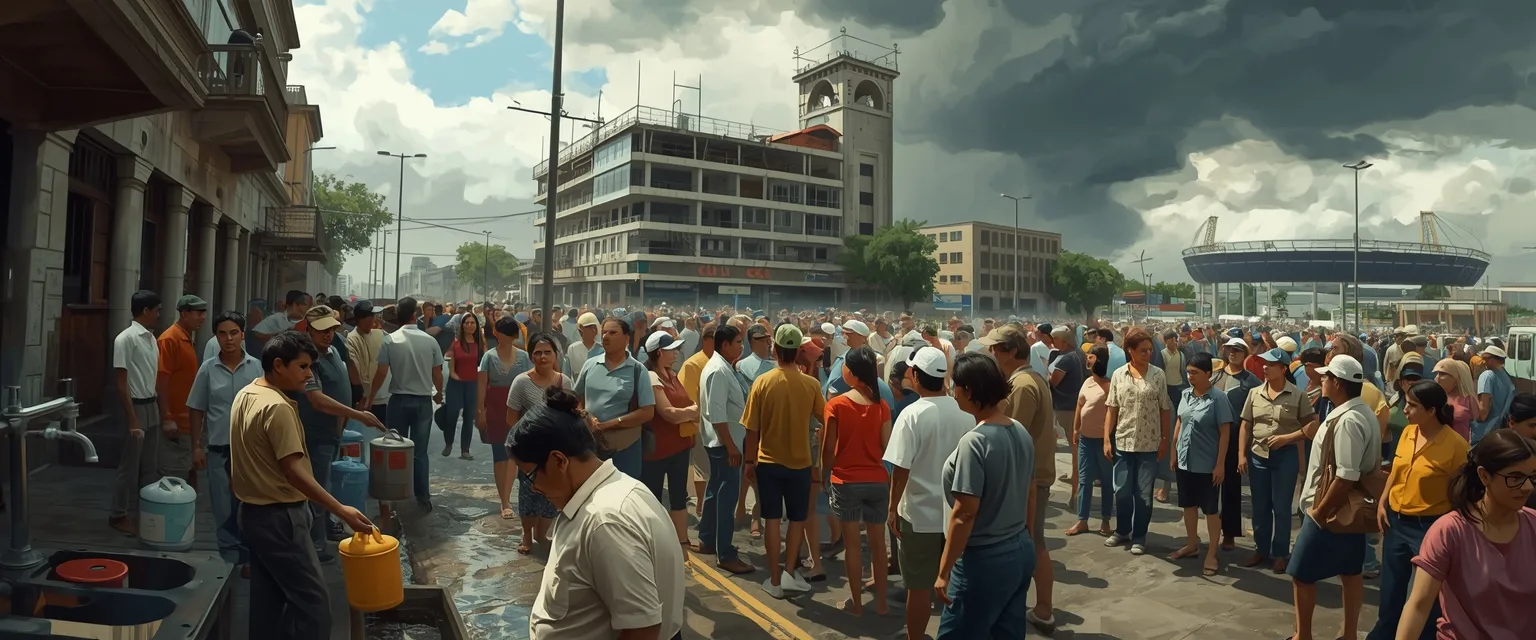 La portada del día: una escena pintada a partir de las piezas de hoy