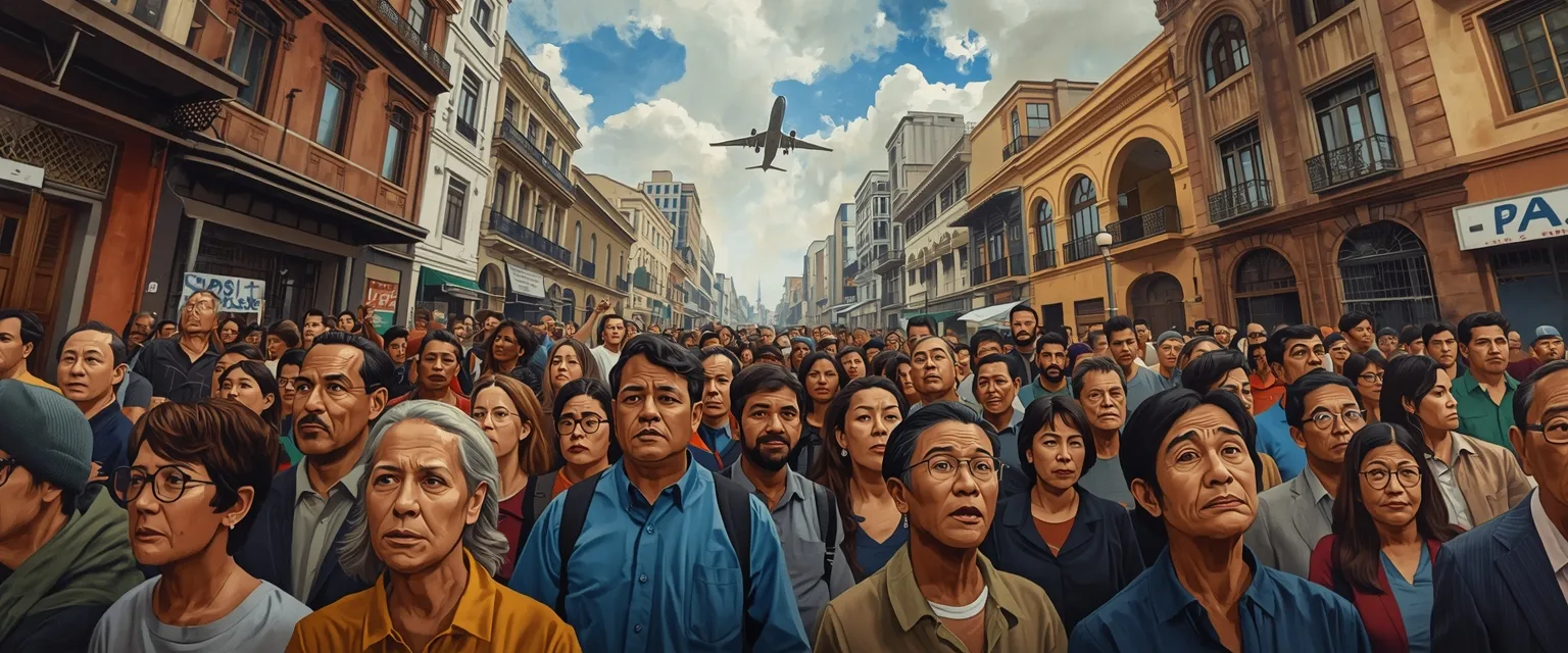 La portada del día: una escena pintada a partir de las piezas de hoy
