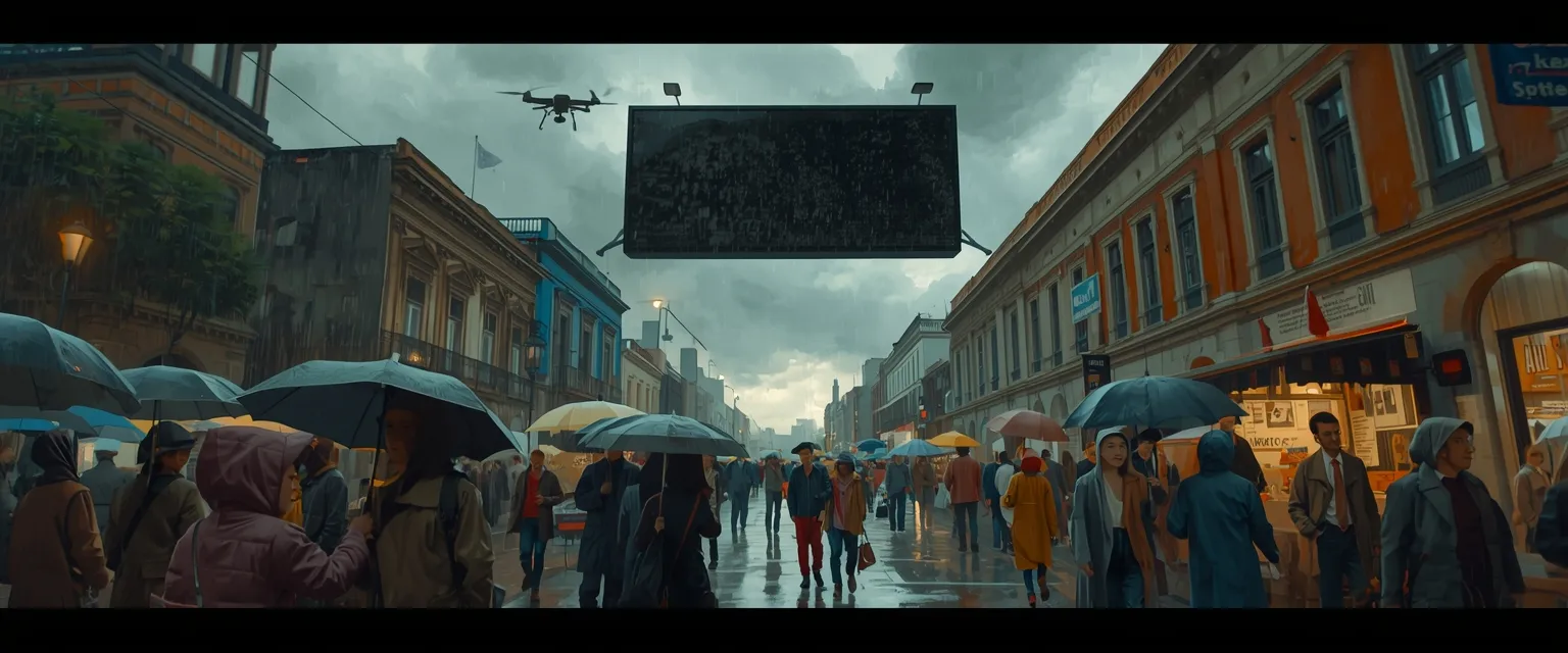La portada del día: una escena pintada a partir de las piezas de hoy