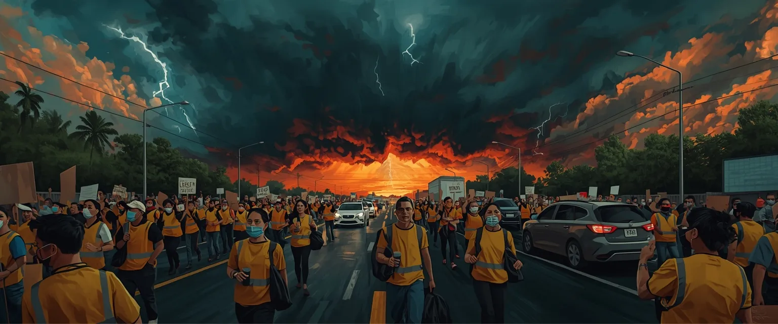 La portada del día: una escena pintada a partir de las piezas de hoy