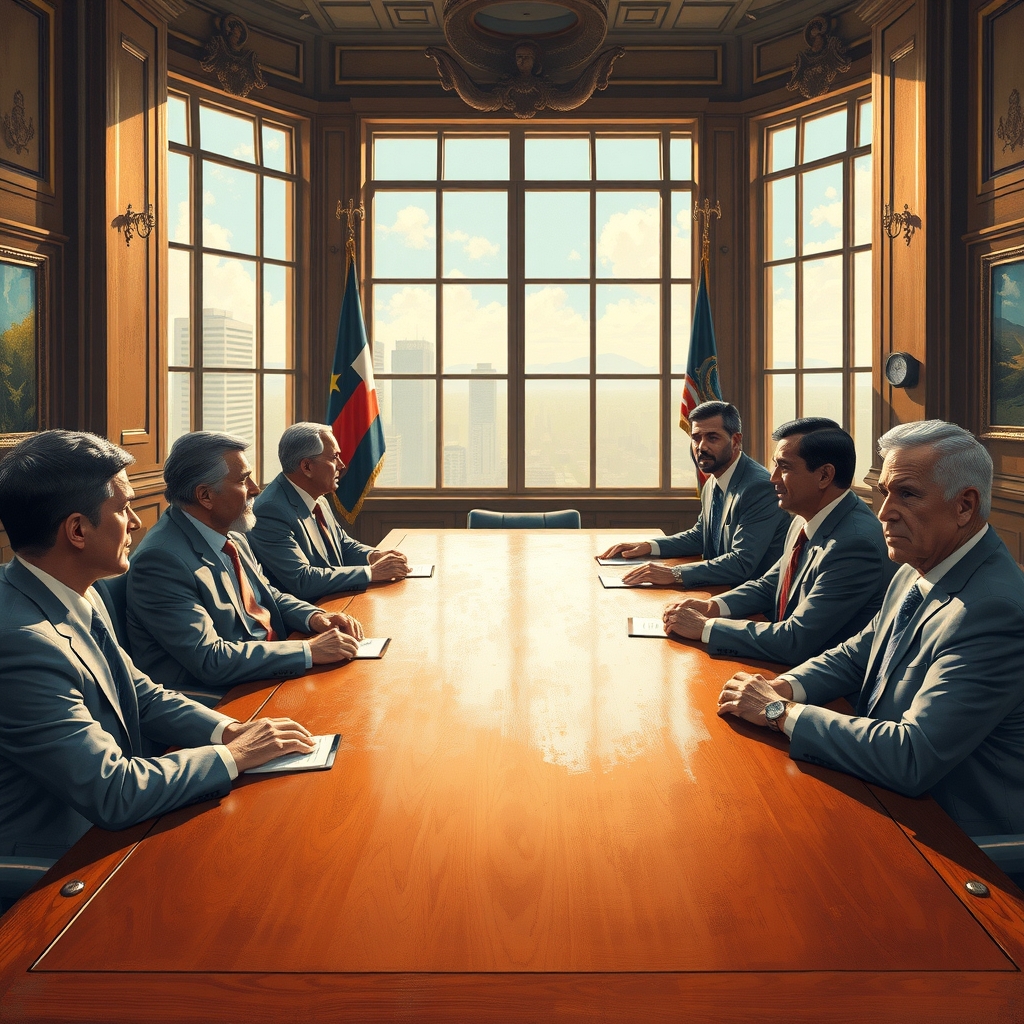 El Presidente se reúne con líderes empresariales para discutir el socorro por el terremoto.