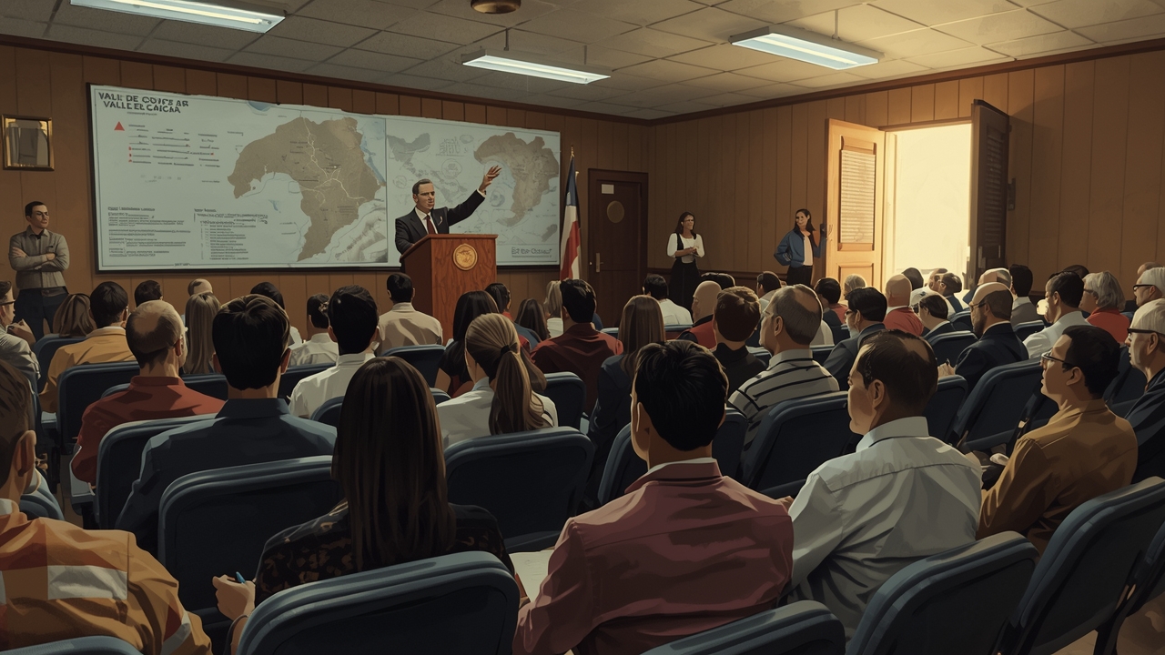 Autoridades presentan plan de reconstrucción tras el sismo en audiencia en Cali