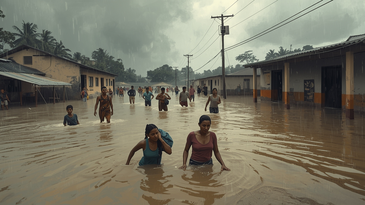 Los ecuatorianos hacen frente a inundaciones generalizadas en medio de 101 eventos meteorológicos activos.