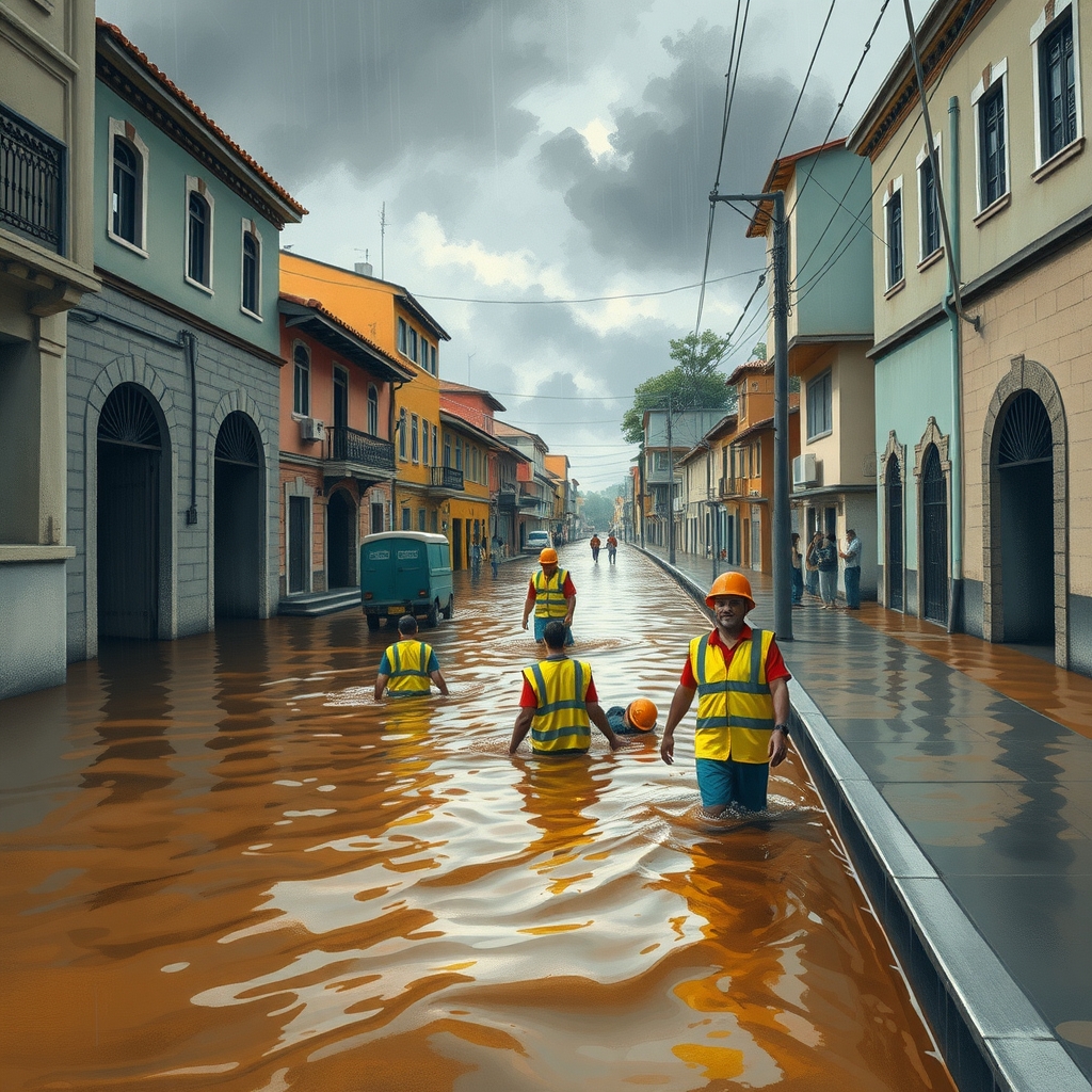 Inundaciones azotaron Caracas, Venezuela, tras fuertes lluvias.