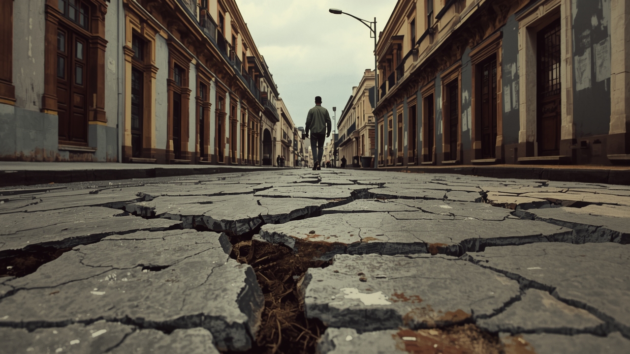 Las calles de la Ciudad de México se hunden a un ritmo alarmante