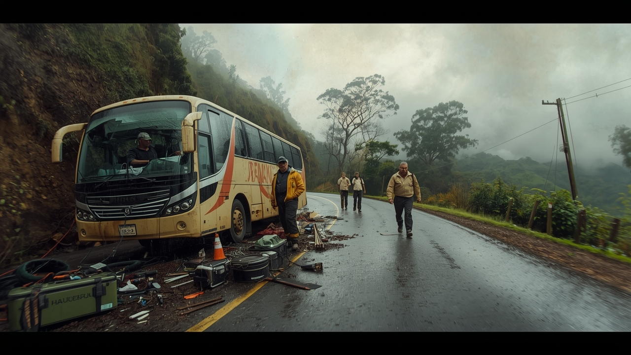 Músicos heridos en accidente vial en Ecuador