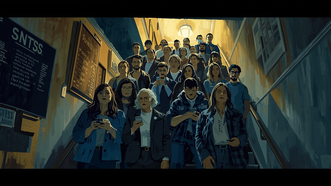 Los trabajadores toman el control de la sede sindical en una ocupación a medianoche