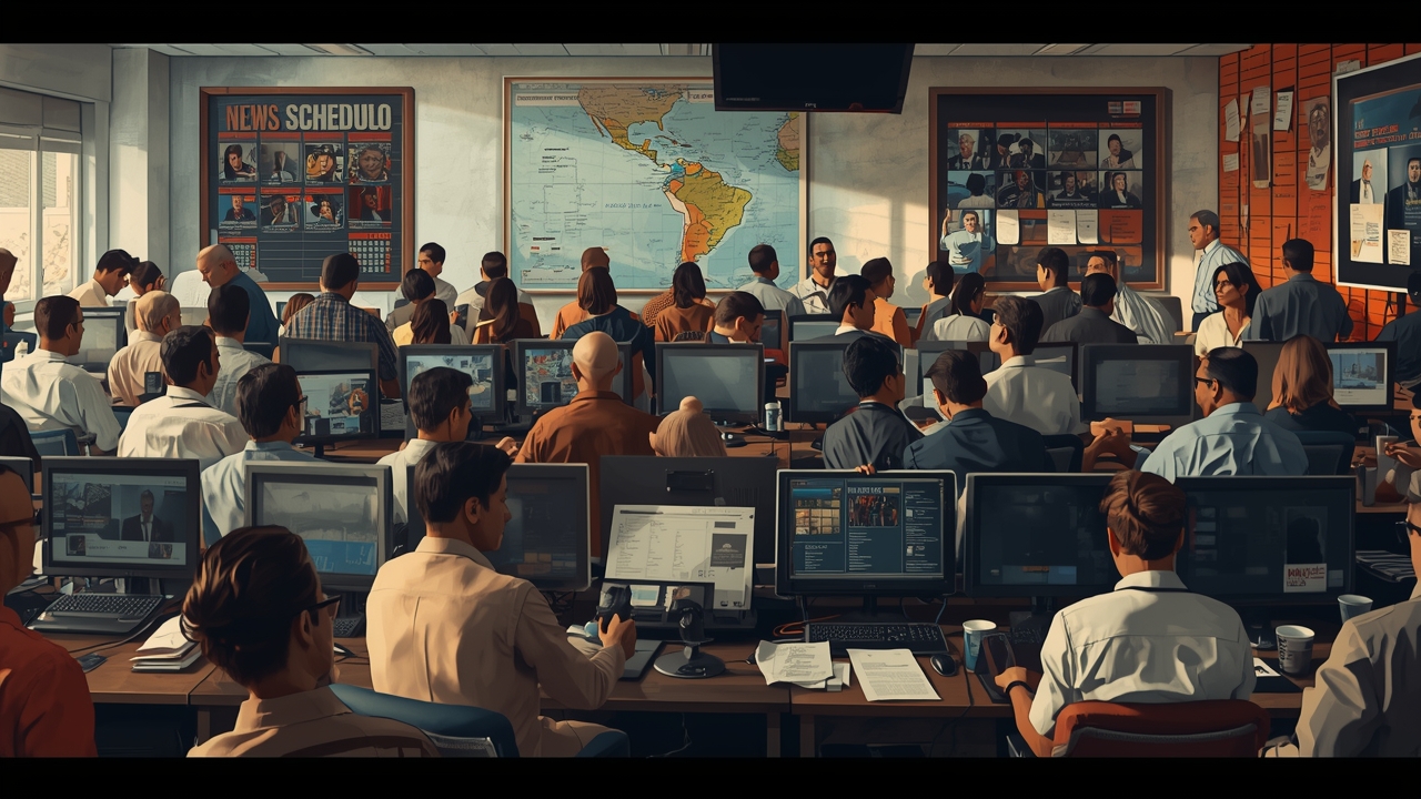 Confusión en las redacciones por los detalles de la transmisión del partido