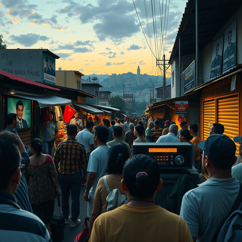 Colombianos siguen las noticias electorales en medio de preocupaciones por la inestabilidad